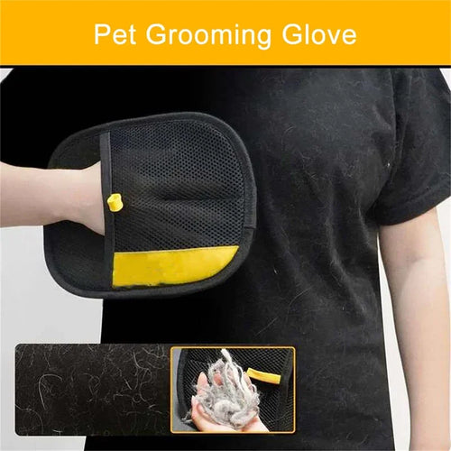 Pet Hair Removal Grooming Gloves for Dogs, Cats, Sofa & Clothes